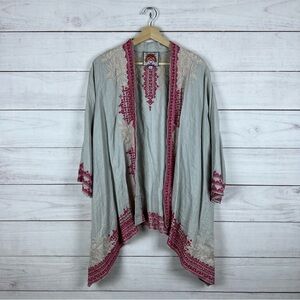 Johnny Was Camilla Draped Cardigan Large